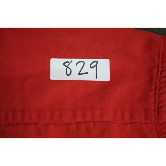 Abercrombie & Fitch Button Up Shirt Mens M Red Button Down Collared Long Sleeve - Picture 9 of 9